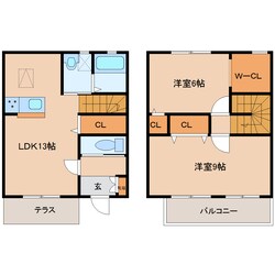 菖蒲池駅 徒歩7分 1-2階の物件間取画像